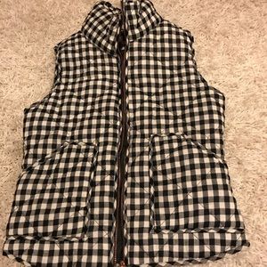 Plaid Puffer Vest
